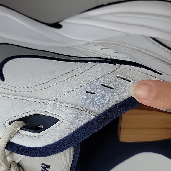 Nike | Air Monarch IV white/navy low top sneakers | MENS 11.5 - Picture 9 of 10